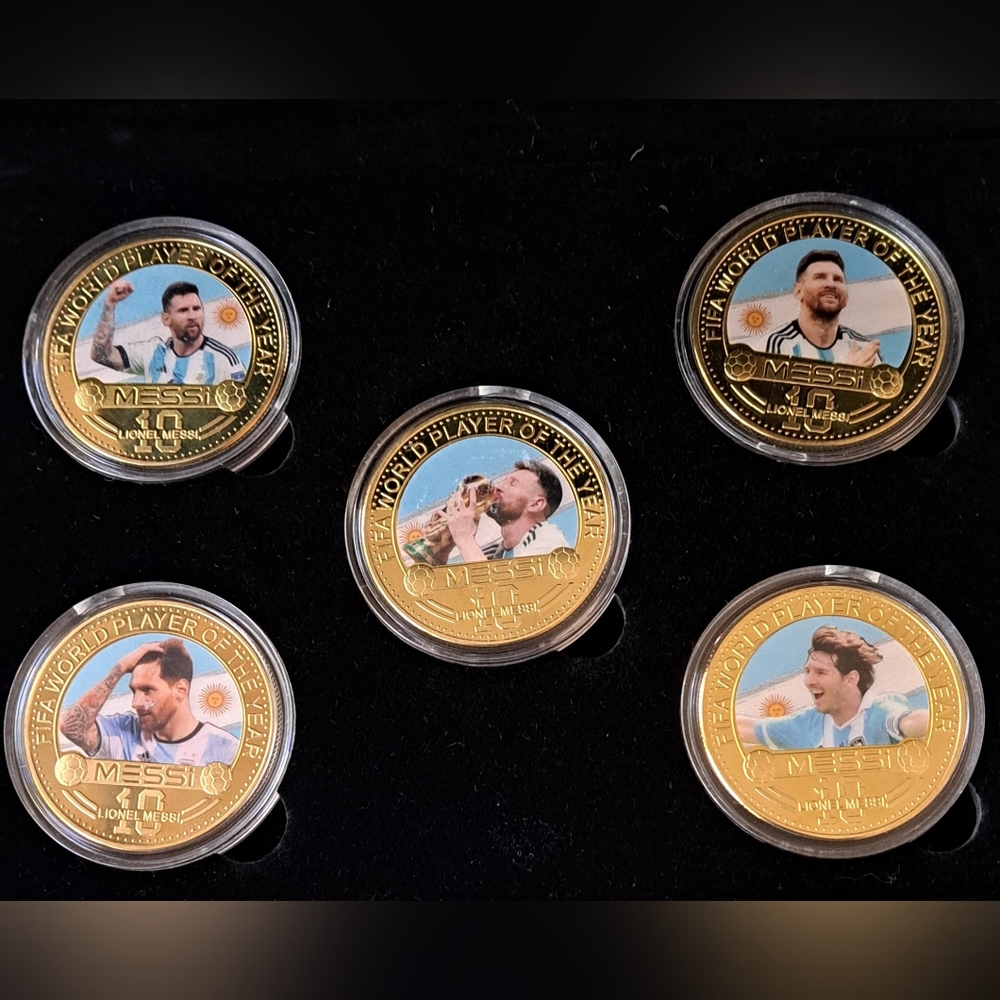 2022 Lionel Messi World Cup Commemorative Coins Set
